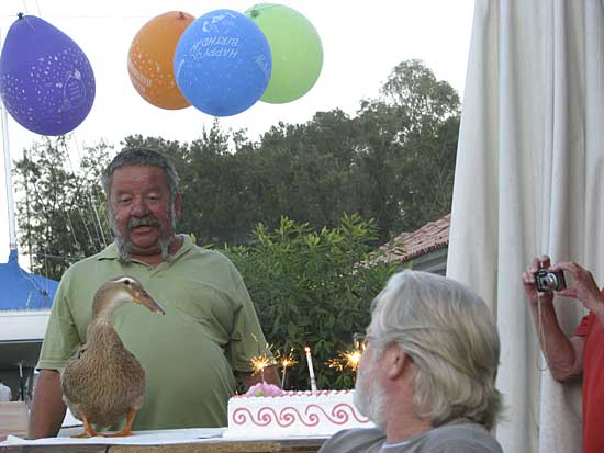 ...und Geburtstagsperty für die Ente BAZAR